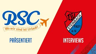 Interviews nach TSV Steinbach Haiger  VfR Aalen I RSO Reisen [upl. by Violetta]