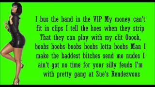 Nicki Minaj I Endorse These Strippers Lyrics [upl. by Le52]