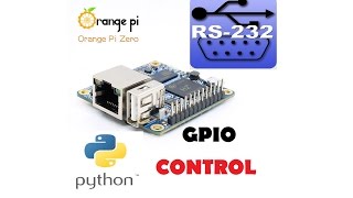 ORANGE PI ZERO UART  GPIO CONTROL [upl. by Norabel]