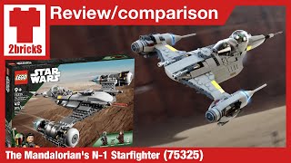 LEGO The Mandalorians N1 Starfighter 75325 Review and MOC Comparison [upl. by Itak]