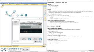 Lab 5214 Packet Tracer  Configuring Static NAT [upl. by Patrizius]