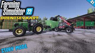 EEN INDRINGER OP DE BOERDERIJ amp EINDELIJK VERS VOER Farming Simulator 22 Story Mode 41 [upl. by Vtehsta]