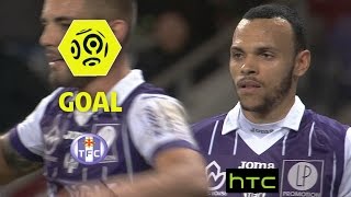 Goal Martin BRAITHWAITE 76 pen  Toulouse FC  SC Bastia 41 201617 [upl. by Lilac497]