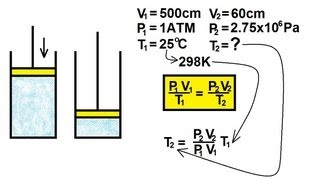 Physics 26 7 of 10 Ideal Gas Equation Example 2 [upl. by Koren]