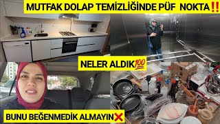 MUTFAK DOLAPLARI TEMİZLEDİM  PAZAR GEZMESİ amp ALIŞVERİŞ  YENİ GÜNLÜK VLOG [upl. by Aramenta]