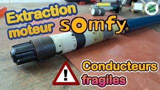 Réparation DIY de volet roulant  Tutoriel de démontage du moteur tubulaire Somfy  Partie 3 [upl. by Aid]