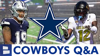 Cowboys Rumors Draft Travis Hunter Or Ashton Jeanty Start Trey Lance Head Coach Candidates  QampA [upl. by Imtiaz802]