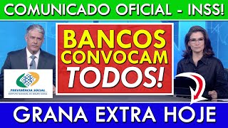 ✔SURPRESA OFICIAL BANCOS CONVOCAM TODOS APOSENTADOS E PENSIONISTAS  ALTERAÇÕES INSS  NOVIDADES [upl. by Watkin]