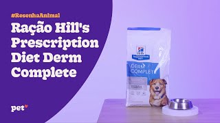 Ração Seca Hills Prescription Diet Derm Complete para Cães [upl. by Henka447]