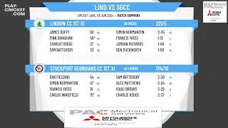 Lindow CC 1st XI v Stockport Georgians CC 1st XI [upl. by Renae]