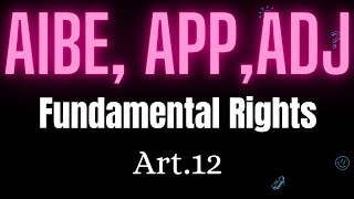 Fundamental Rights Art12 of the Constitution of India by Kanchana Advocate [upl. by Burack]