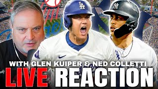 LIVE Reaction Dodgers vs Yankees World Series Game 1  With Glen Kuiper amp Ned Colletti [upl. by Karp]