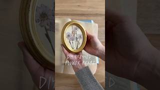 DIY pressed flower frame 🖼️🌸 [upl. by Assirim491]