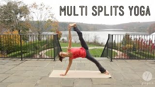 Multi Splits Yoga Routine Juicy Splits advanced level [upl. by Eveam]