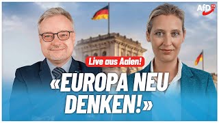 Live aus Aalen Alice Weidel amp Marc Bernhard [upl. by Londoner]