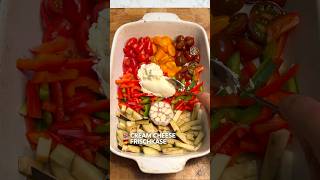 Creamy Baked Veggie Pasta Recipe  Easy Delicious amp Vegan Shorts [upl. by Atauqal]