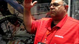 SRAM iMotion Hub at Interbike 2008 Video created by Downtube [upl. by Etnuahs418]