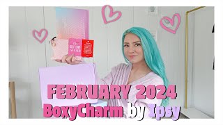 FEBRUARY 2024 BOXYCHARM BY IPSY UNBOXING IPSY UNBOXING FEBRUARY 2024 [upl. by Mannos]