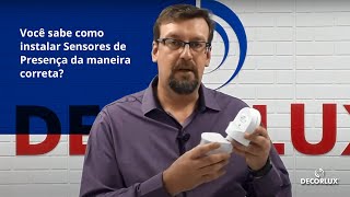 Sensor de presença como instalar da maneira correta [upl. by Alexandros]