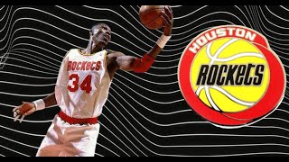 Hakeem Olajuwon Highlights 1991 9 Blocks 19 Points [upl. by Heigho993]