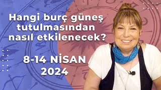 GÃœNEÅ TUTULMASININ ETKÄ°LERÄ° NASIL OLACAK FÄ°LÄ°Z Ã–ZKOL Ä°LE HAFTALIK BURÃ‡ YORUMLARI 814 NÄ°SAN 2024 [upl. by Ilbert]