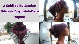 3 Şekilde Kullanılan Dikişsiz BoyunlukBere Yapımı [upl. by Nalehp118]