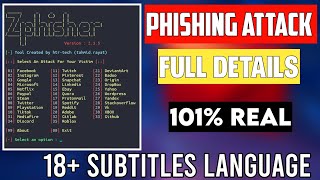 What is phishing attack  Zphisher  termux amp kali linux  learn basic to advanced in one video 🤯🤯 [upl. by Zara]