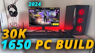 30k PC Build using 1650   1650 Graphic Card  2024  PC Build under 30K [upl. by Laynad16]