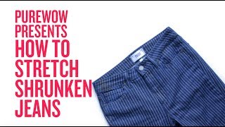 How to Unshrink Jeans [upl. by Sasnett231]