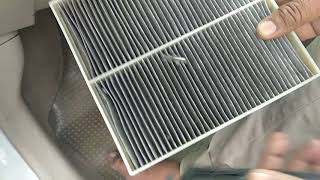 how to clean ac filter cabin filter in maruti suzuki a star [upl. by Alusru]