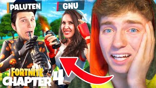 PALUTEN und GNU sind MEGA NOOBS 😂😭  Fortnite Chapter 4 [upl. by Llenral453]