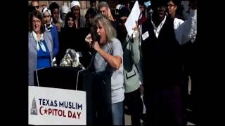 Christine Weick interrupts Texas Muslim Capitol Day speaker [upl. by Wini]