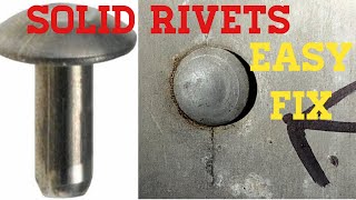 ITS REALY THAT EASY FINDING LEAKS AND REPLACING RIVETS IN ALUMINUM BOATS [upl. by Auqinimod]