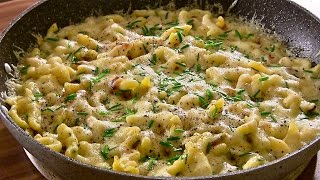 One Pot KäsespätzleRuck Zuck Käsespätzle für FauleKäsespätzle 20 [upl. by Minardi945]