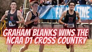 Graham Blanks wins the Mens 2024 NCAA Cross Country Championships [upl. by Noryk]