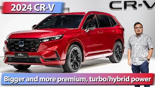 2024 Honda CRV in Malaysia  Turbo or Hybrid power from RM158k [upl. by Inaej]