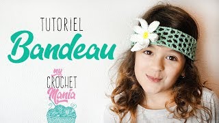 TUTO CROCHET COMMENT FAIRE DES BANDEAUX POUR LES BEBES ET LES PETITES FILLES TRES FACILE [upl. by Lledo]