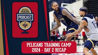 Day 2 Recap from Pelicans Training Camp 2024  Pelicans Podcast 1022024 [upl. by Introk]