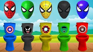 SUPERHEROs Story  SPIDERMAN NEW HOME amp SPIDERMAN MILES MORALES IRON MAN FUNNY ANIMATION [upl. by Lleon]