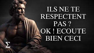 Gérer le MANQUE DE RESPECT 10 Leçons  SAGESSE STOÏCIENNE [upl. by Arihday]