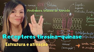 Receptores tirosinaquinase Estrutura e ativação [upl. by Jaret]