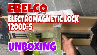 EBELCO ELECTROMAGNETIC LOCK  UNBOXING [upl. by Trant603]