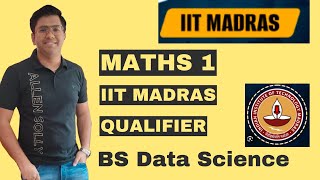 Maths 1 PYQ IITM BS DS Qualifier Preparation we4ai iitmadras iitm [upl. by Aikemehs]