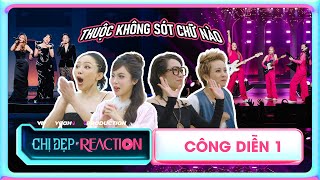 REACTION CHỊ ĐẸP ĐẠP GIÓ 2024  Tóc Tiên Maitinhvi “THUỘC LÀU” hát theo 2 bài Vocal tại Công Diễn 1 [upl. by Attolrahc845]