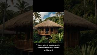 quotMicronesian Federation Home Design Traditional Meets Modern Architecturequotshortsvideohome [upl. by Anatlus]