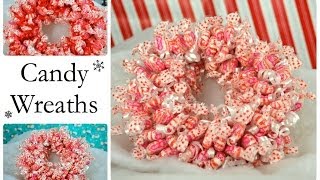 Candy Wreath Tutorial [upl. by Llezniuq266]