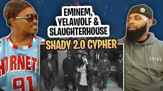 TRETV REACTS TO  SHADY 20 CYPHER  EMINEM YELAWOLF amp SLAUGHTERHOUSE UNCENSOREDDIRTY 2011 BET [upl. by Shalne]