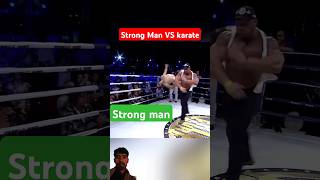 Strong Man vs karate 🥋 boxing shorts [upl. by Eidur]