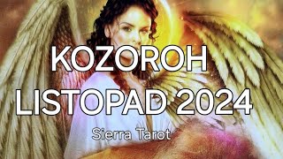 Výklad karet 🃏 KOZOROH  LISTOPAD 2024 🤗🍁🍀 [upl. by Ber]