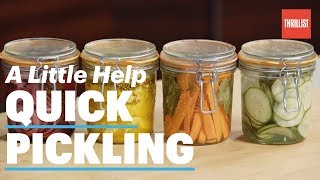 How to Make Quick Pickled Vegetables the Right Way  A Little Help Quick Pickling [upl. by Amleht]